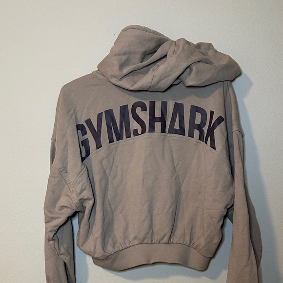 Gymshark Taupe Zip-Up Hoodie - Picture 7 of 8
